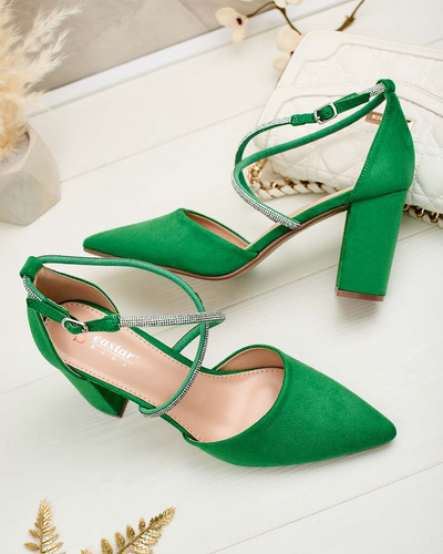 Royalfashion Pantofi de damă Briticca cu zirconiu