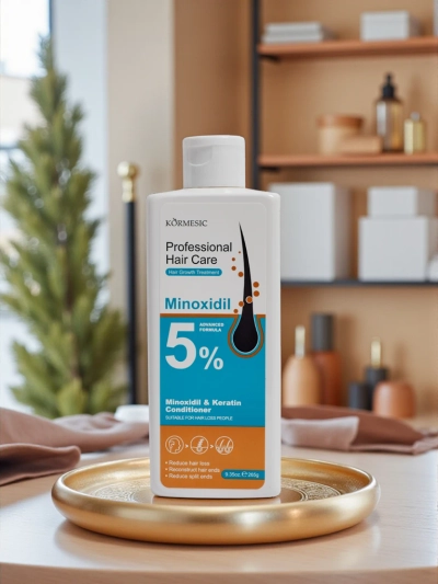 Șampon cu Minoxidil 5% și Keratină- întărește, stimulează creșterea și reduce căderea
