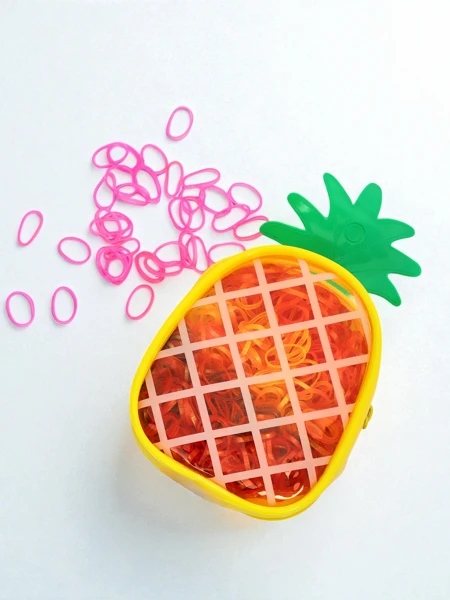 Royalfashion Wielokolorowe gumeczki silikonowe Ananas