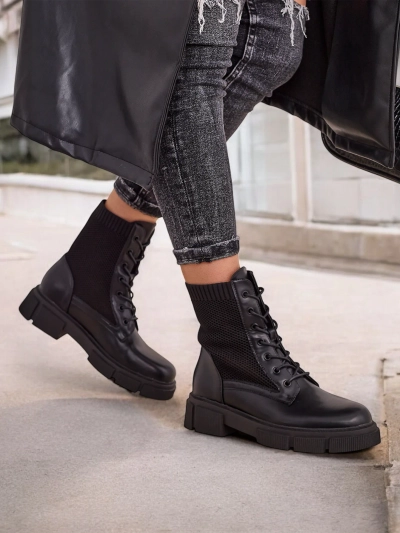 Ghete plate pentru femei, cu tocuri joase, Rowic