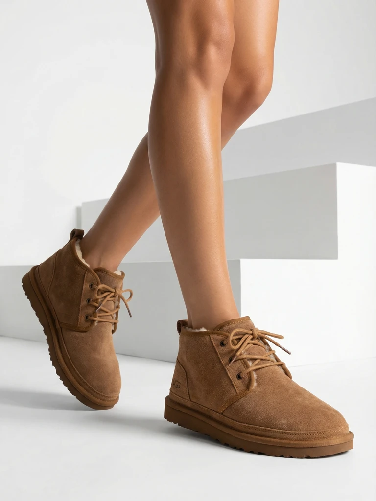 Ghete Bărbați Luna Maro Piele Casual de Iarnă