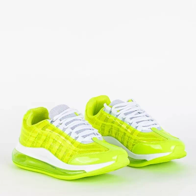 OUTLET Pantofi sport barbati verde neon Neoni- Incaltaminte
