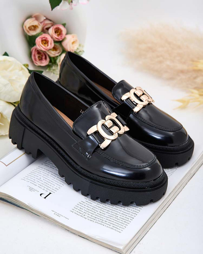 Royalfashion Mocasini lăcuiți de damă Bevevra