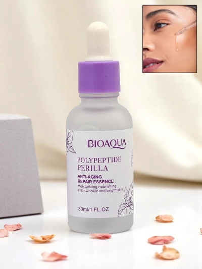 Bioaqua - Ser de față iluminator și antirid cu polipeptide