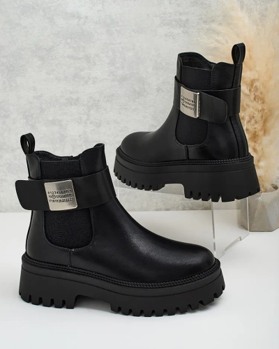 Royalfashion Cizme Dobi din piele eko pentru femei