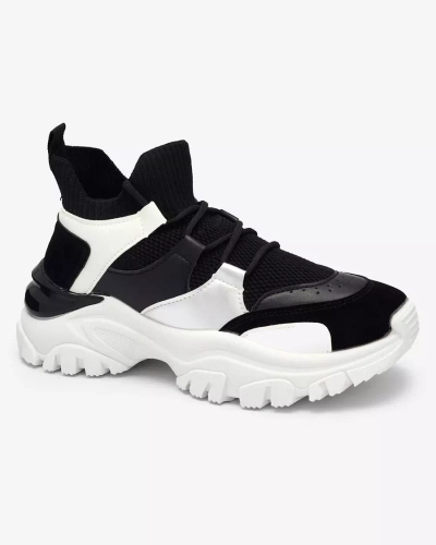 Adidași sport de damă albi și negri Ziragga- Footwear