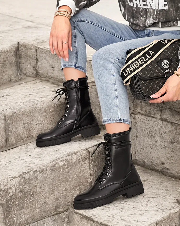 Royalfashion Cizme bagger înalte Ubbus pentru femei