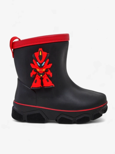Cizme de cauciuc Royalfashion pentru copii cu Power Robot