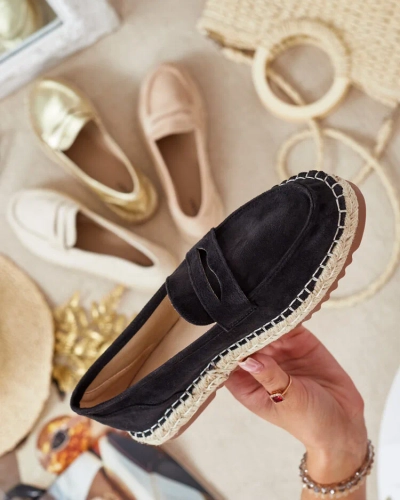 Royalfashion Mocasini de damă din piele întoarsă eko Monum