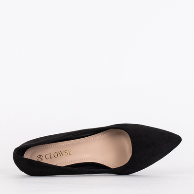 Tocuri înalte negre de damă clasice Forlika - pantofi