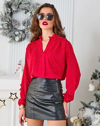 Royalfashion Cămașă pentru femei cu strasuri