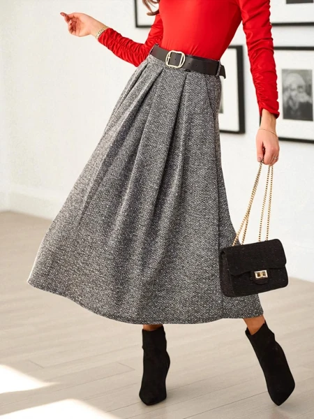 Fusta midi pentru femei de la Royalfashion