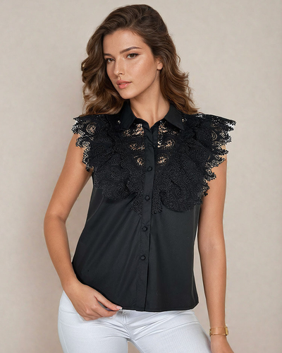 Royalfashion Cămașă din dantelă pentru femei