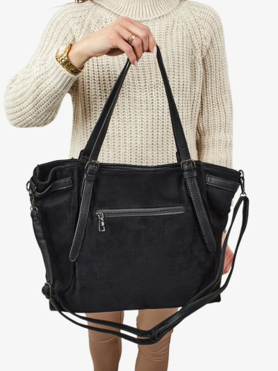 Geantă de damă shopper eco piele întoarsă Daville