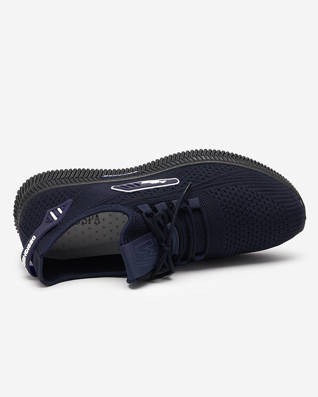 Pantofi sport barbati Rijakis bleumarin cu siret - incaltaminte