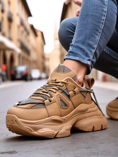 Sneakers pentru femei Royalfashion cu talpă groasă Reterri