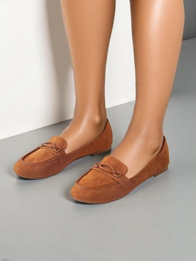 Mocasinii ecologici din suede Royalfashion pentru femei Zammei