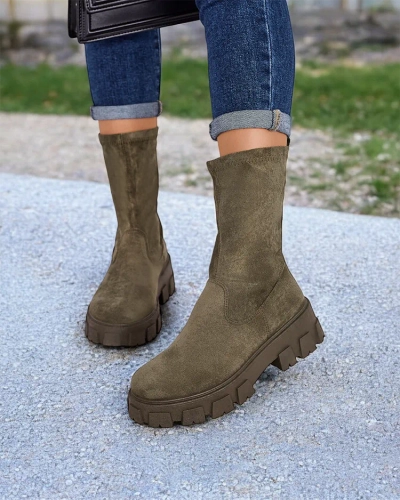 Bocanci platformă pentru femei Royalfashion Firo