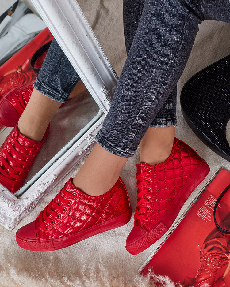 Royalfashion Adidași matlasați pentru femei cu ancoră ascunsă Avvas