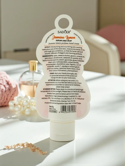 Sadoer Aurelia Jasmine Lemon cremă de mâini parfumată 50 ml ursuleț