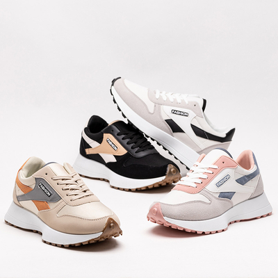 Pantofi sport de dama alb si gri de la Berinn - Incaltaminte