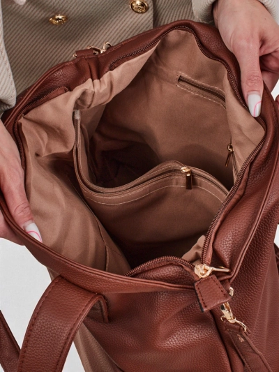 Geantă de damă mare shopper Moon Whisper din piele ecologică