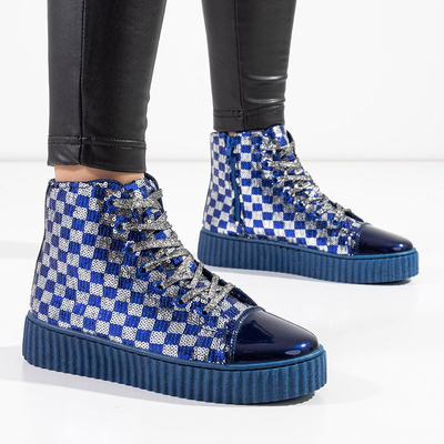 Încălțăminte sport dama albastru și argintiu de la Odelia - Încălțăminte