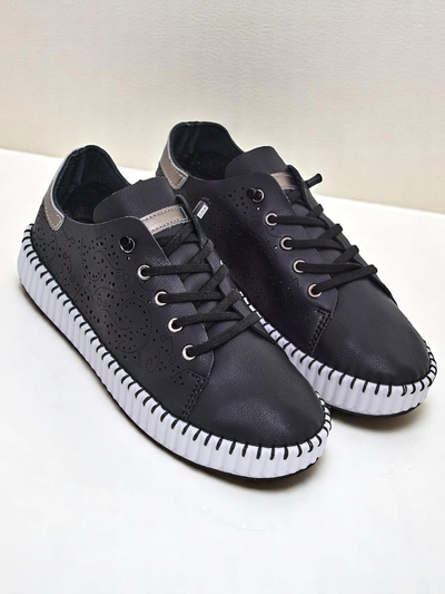 Royalfashion Women's Openwork Sneakers Luna Lace