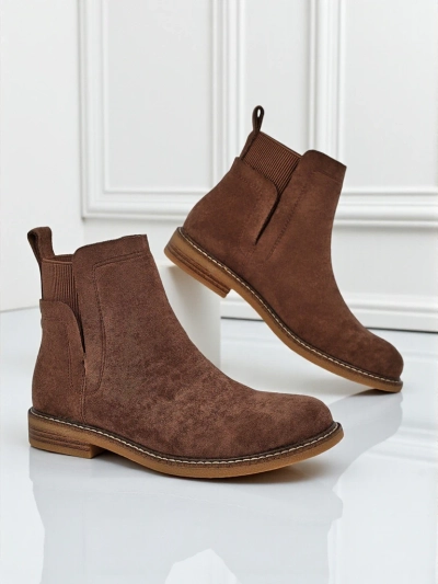 Gyal dem boot ala Chelsea boot fram eko-suedha Veysi