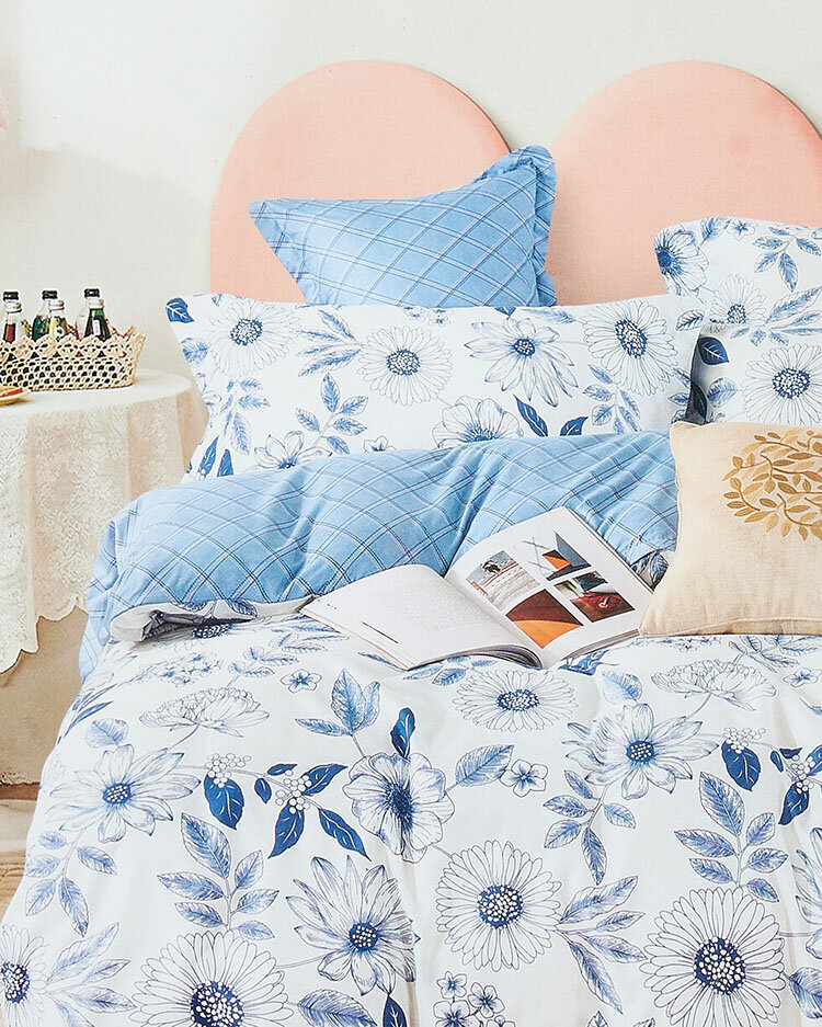 Royalfashion Lenjerie de pat cu flori 160x200 set de 3 piese