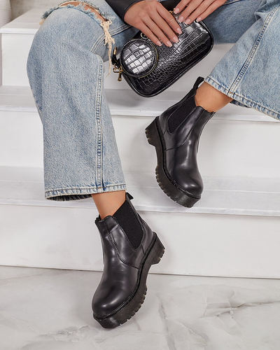 Royalfashion Cizme Movitas din piele eko pentru femei