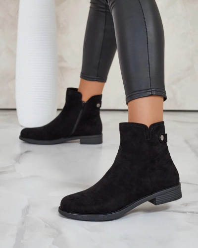 Royalfashion Cizme Dovilla din piele întoarsă eko pentru femei