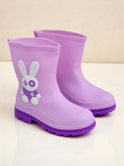 Royalfashion Kalosze dziecięce z króliczkiem Bunny Splash