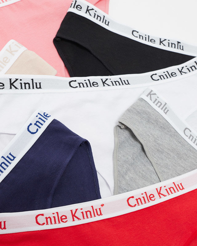 Un set de slip cu cauciuc decorativ - Lenjerie intimă