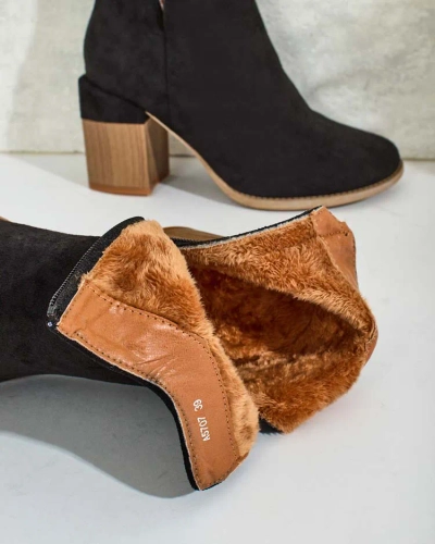Royalfashion Cizme Ovi din piele întoarsă eko pentru femei