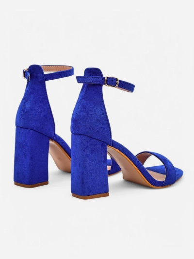Sandale din eco-suede pentru femei Royalfashion Qwadrat