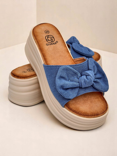 Royalfashion Papuci de damă cu platformă Givan