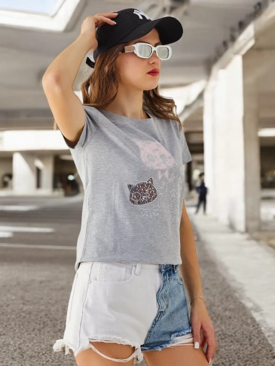Royalfashion Bluză din bumbac pentru femei