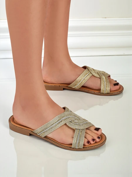Royalfashion Babes Klapki Braided Woven Breeze