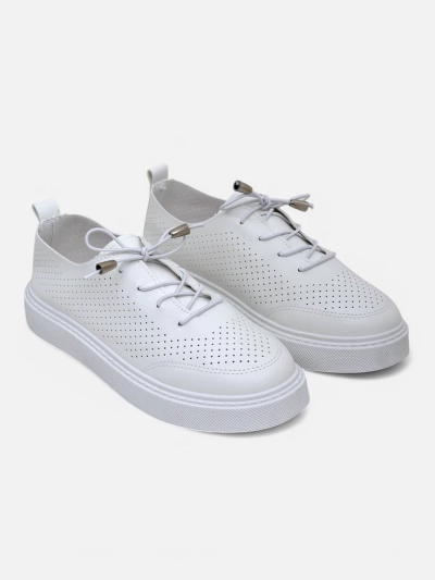 Royalfashion Pantofi sport perforați pentru femei cu șireturi Vaned