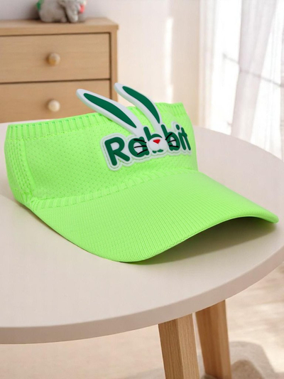 Royalfashion Vizier de soare pentru copii cu urechi de iepuraș