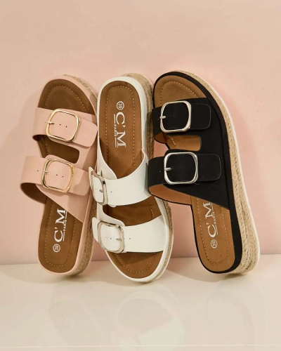 Royalfashion Flip-flops pentru femei cu catarame Ossfo