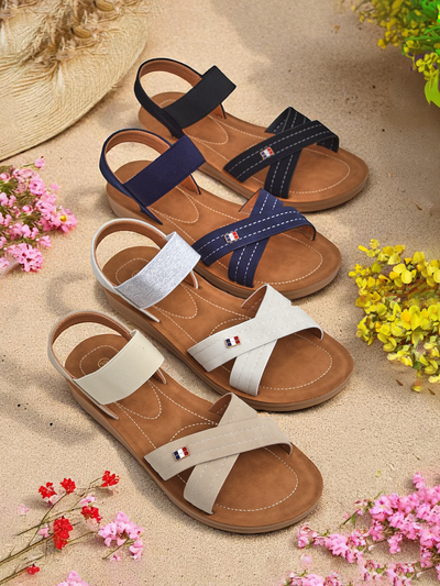 Sandale cu bretele elastice pentru femei Royalfashion Zerefis
