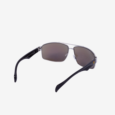 Ochelari de soare de dama bleumarin cu rama argintie - Accesorii
