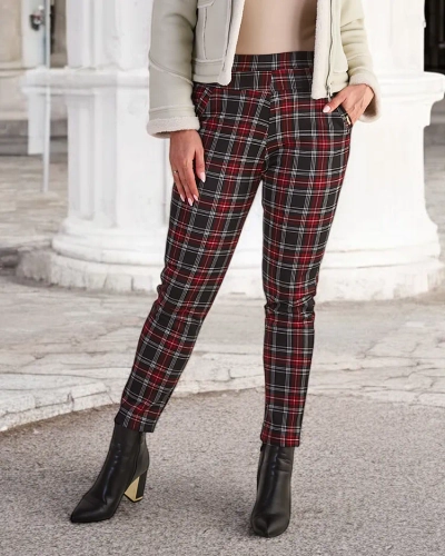 Royalfashion Pantaloni teggings călduroși pentru femei PLUS SIZE