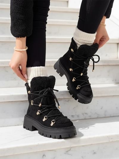 Royalfashion Lozin lace-up cizme de zăpadă pentru femei