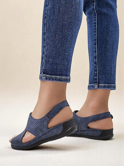 Royalfashion sandale decupate pentru femei Leminni