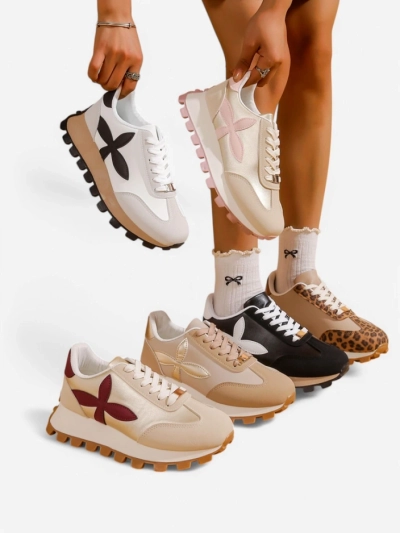 Sneakers sportive pentru femei Royalfashion pe o talpă mai groasă Aloqa