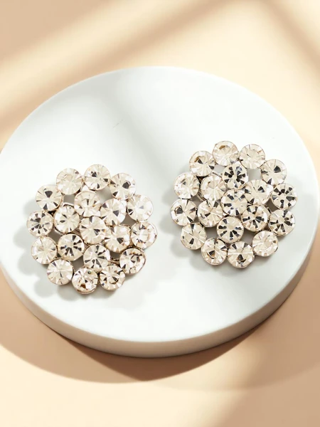 Royalfashion Cercei cu clips pentru femei cu zirconiu cubic