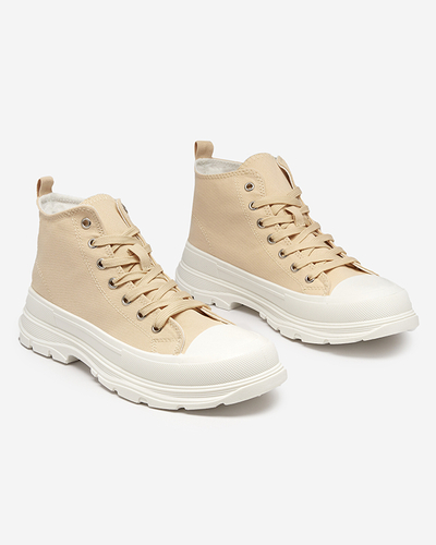 OUTLET Adidași sport de damă de culoare crem Merrika- Footwear